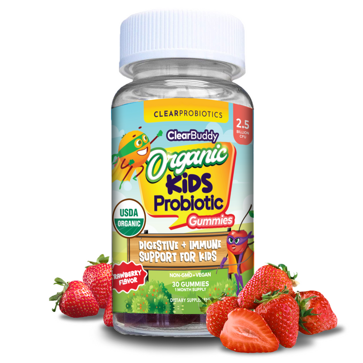 Clear Probiotics Buddy Kids Organic Gummies