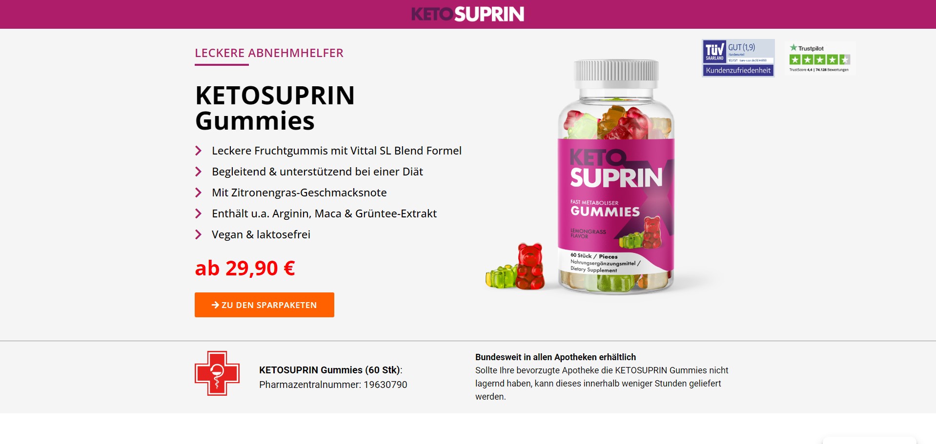 KetoSuprin Produs