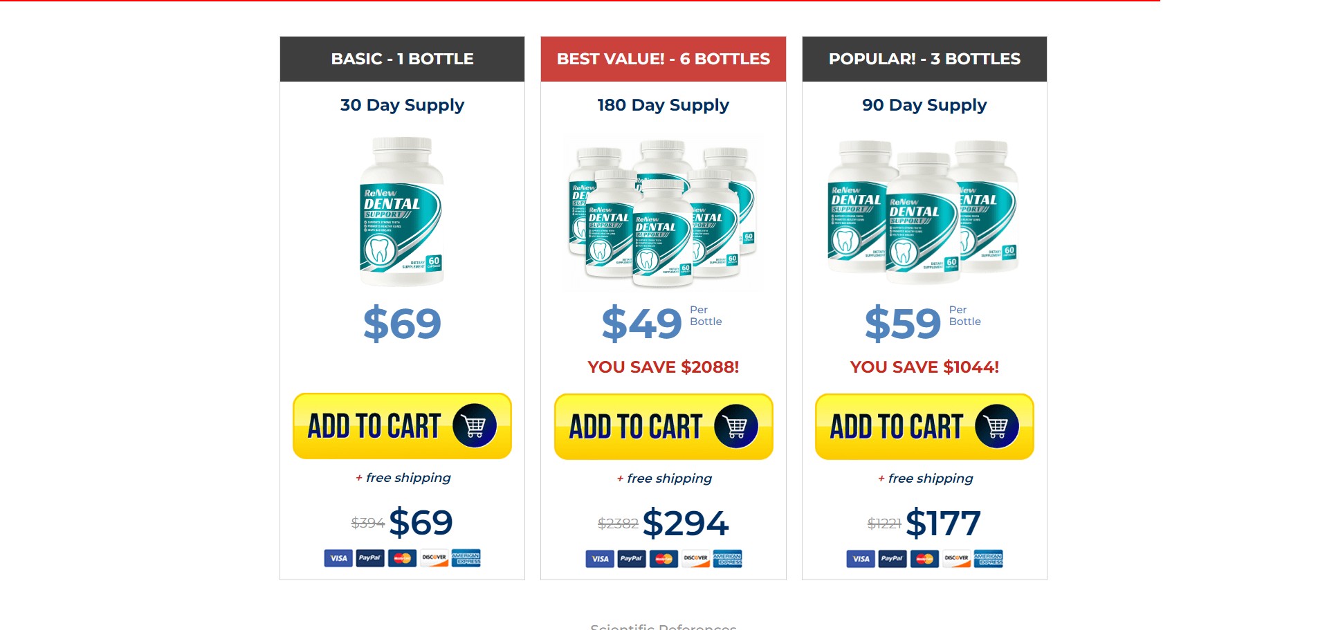 Renew Dental Support Produs